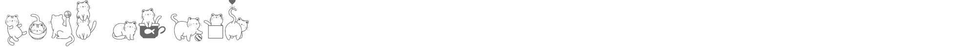 Cats Lover Cats Lover.otf font preview